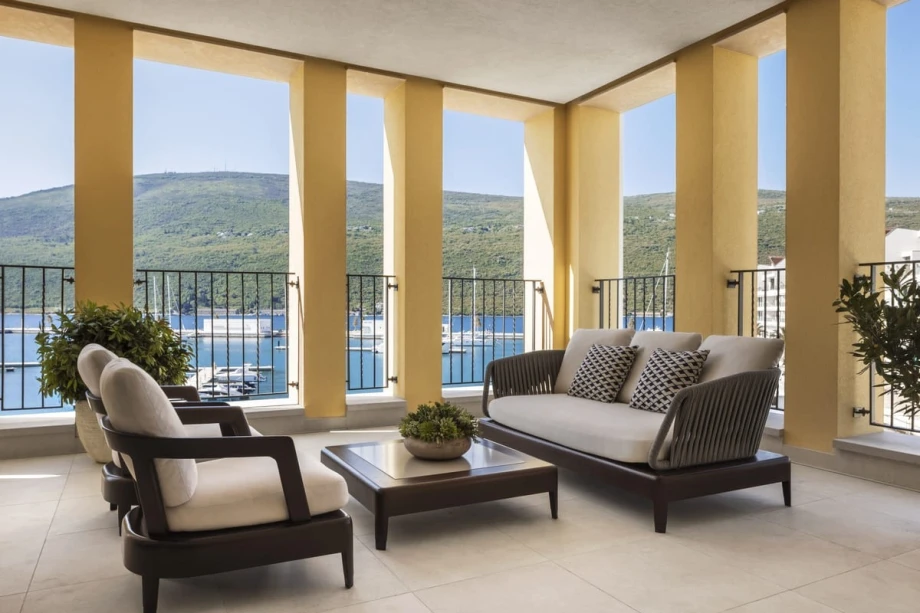 Terrace with a beautiful view of the surrounding landscape