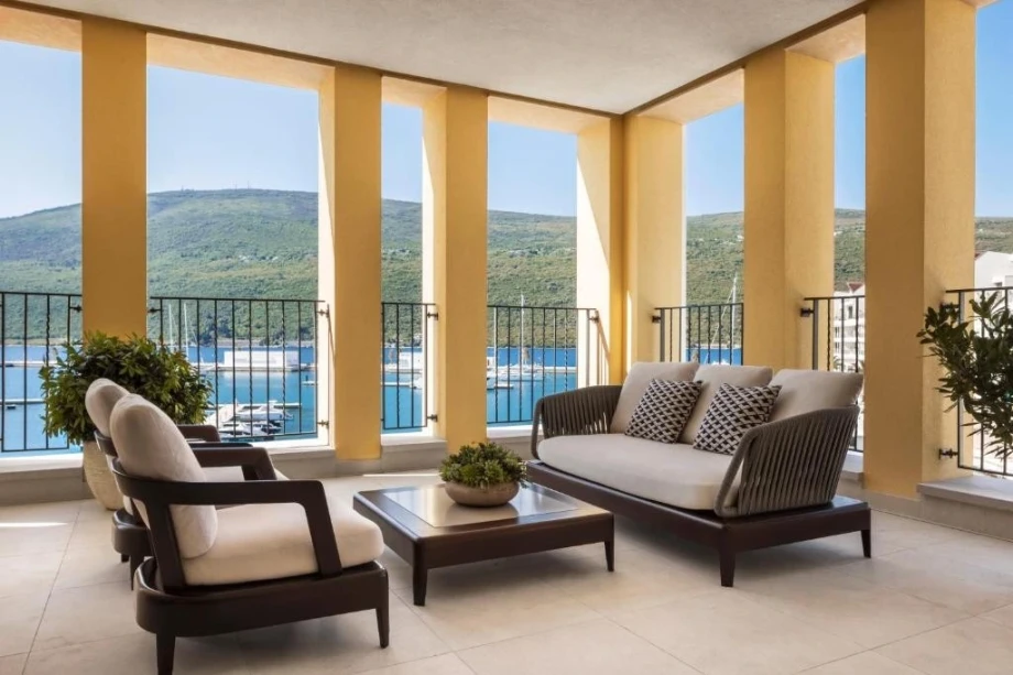 Outdoor Area with View – Relax with Stunning Scenery in Portonovi