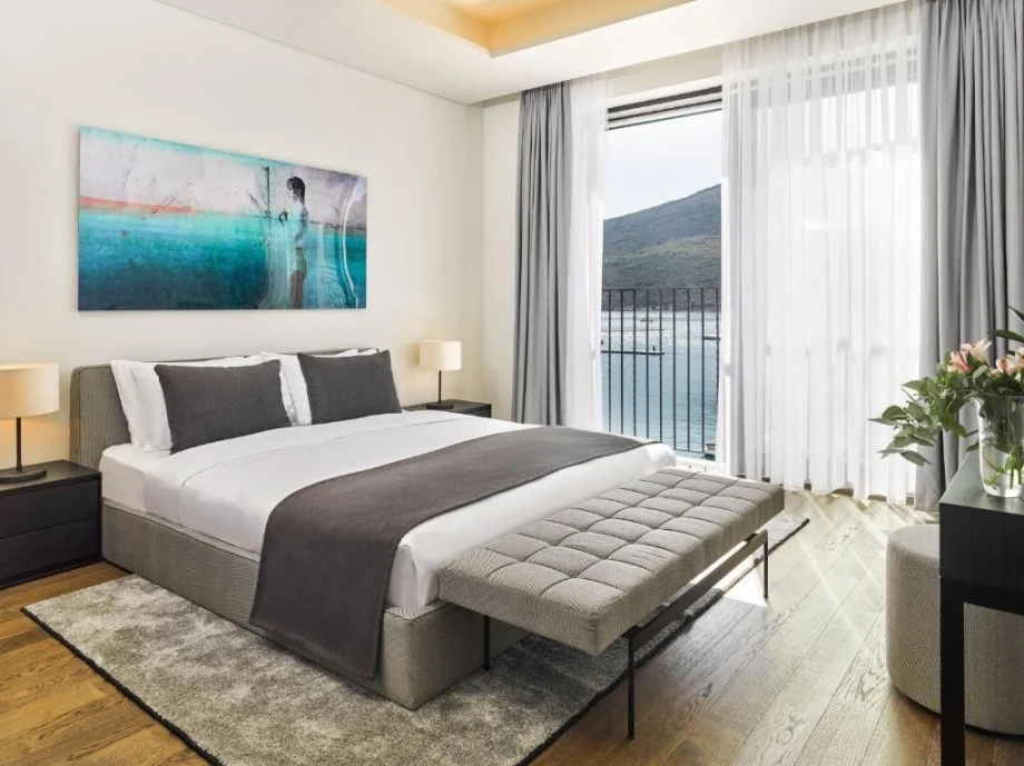 Comfortable Bedroom in Portonovi Bonaca Suite with Stunning Views