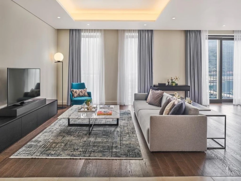 Luxury Living Room in Portonovi Bonaca Suite with Elegant Design
