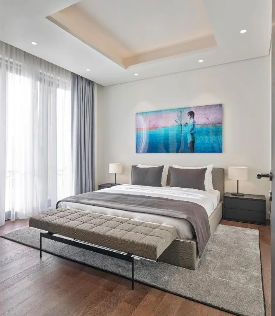 Comfort Bedroom in Portonovi Villa with Cozy Atmosphere