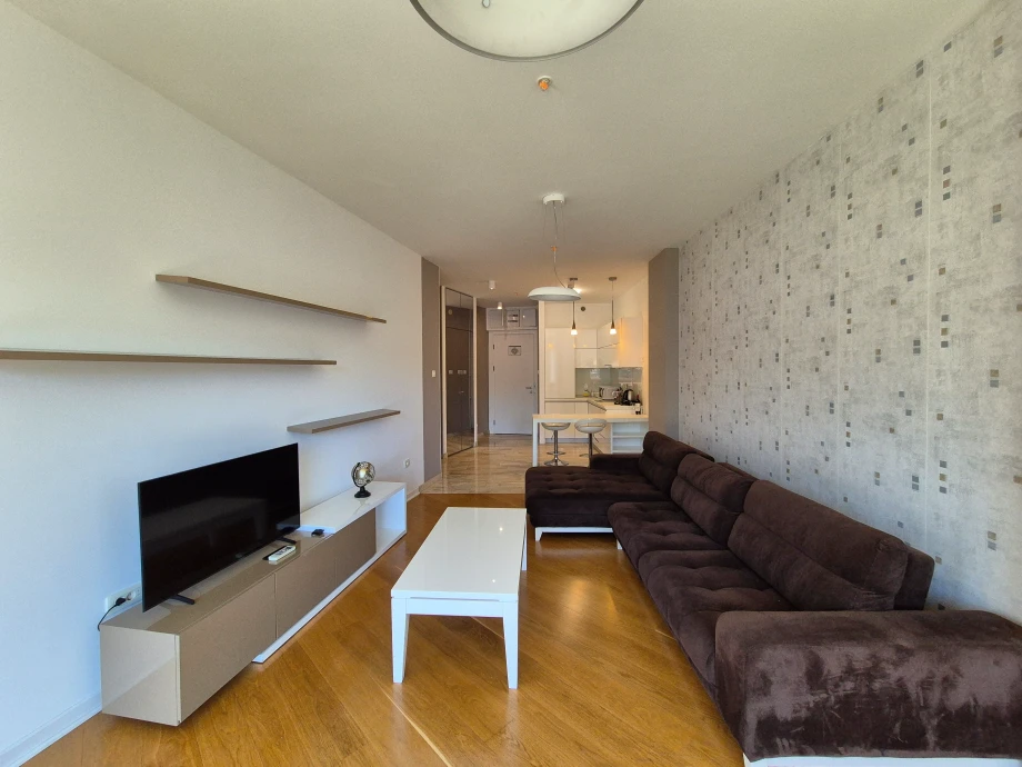 Comfortable Sofa for Relaxation in the Spacious Living Room