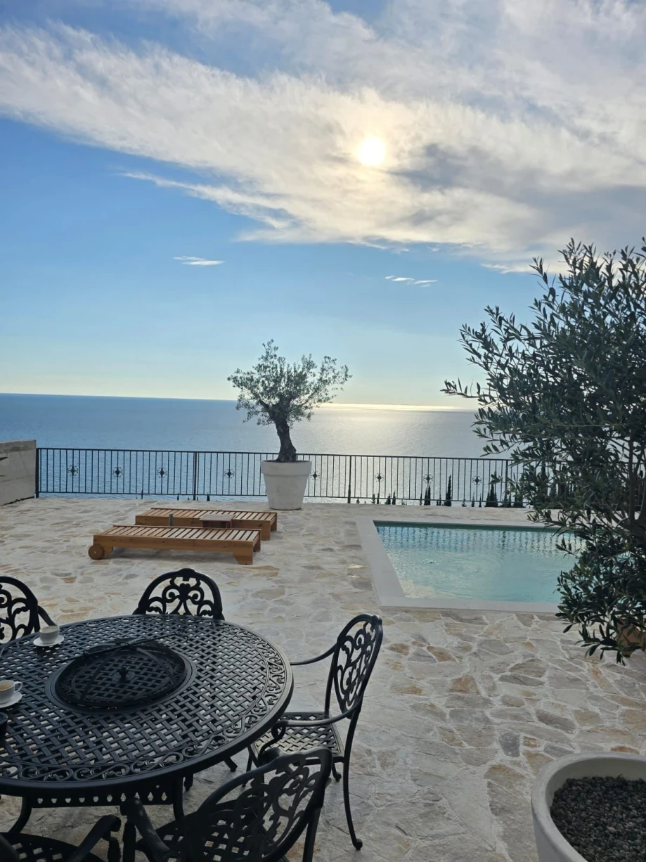 Stunning Outdoor Pool with Scenic Views at the Villa