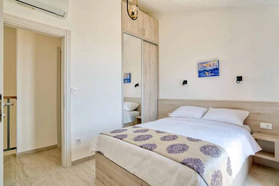 Double Bed with Elegant Stone Villa Ambience