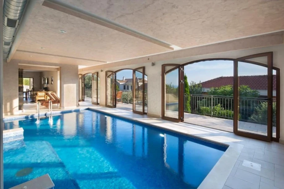 Indoor Pool with Modern Design and Relaxing Ambience