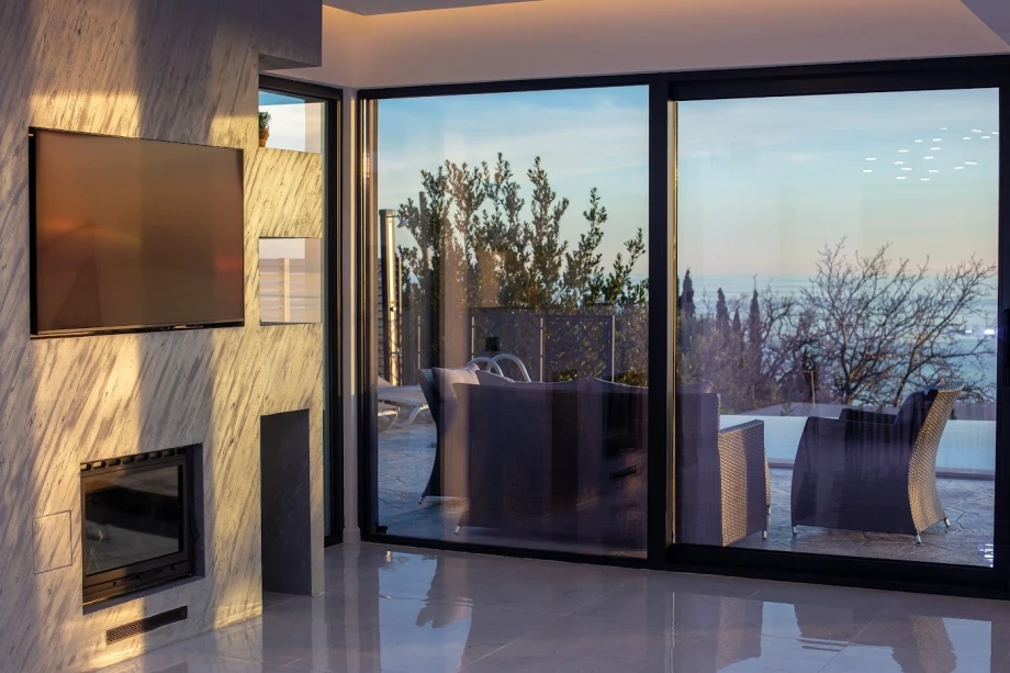 Stunning View of the Terrace Overlooking the Adriatic Sea – Montenegro Villa