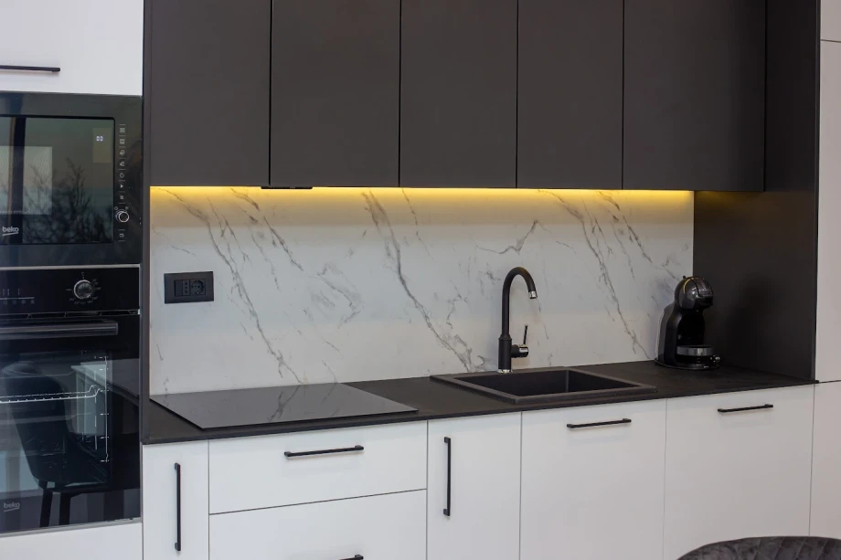 Beautiful Kitchen Elements with Stylish Finishes in Montenegro Villa