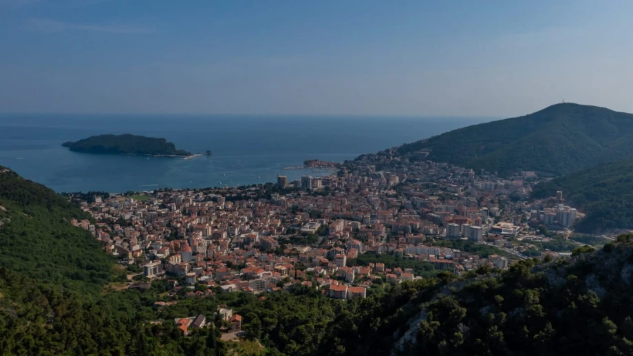 Terrace with panoramic sea view at a Montenegro villa