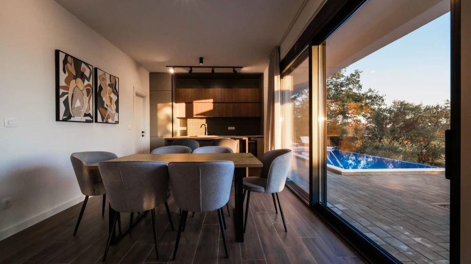 Modern Dining Room with Designer Touches – Montenegro Villa Sophistication