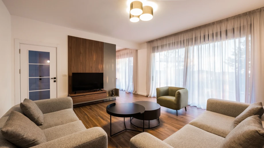 Living Room with Comfortable Designer Furniture – Montenegro Villa Interior