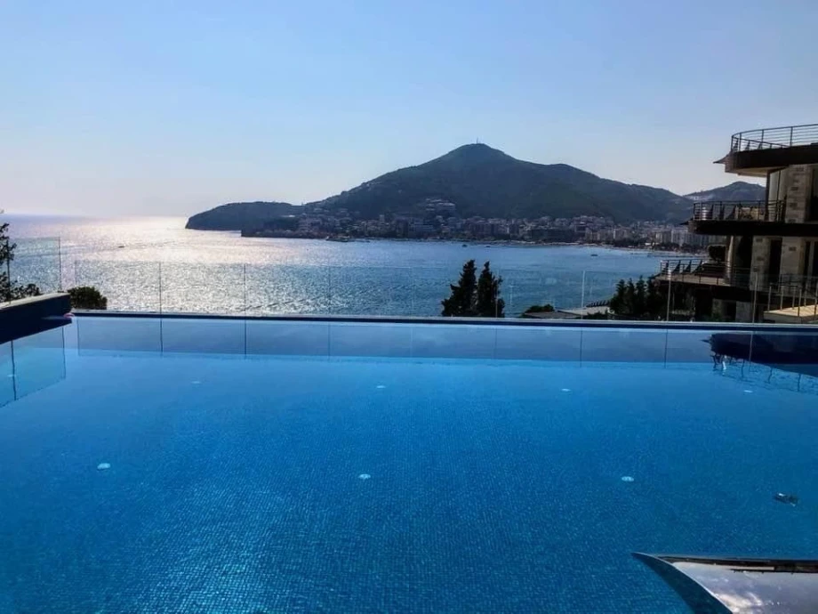 Breathtaking Sea View from Seasky Villa Terrace, Montenegro