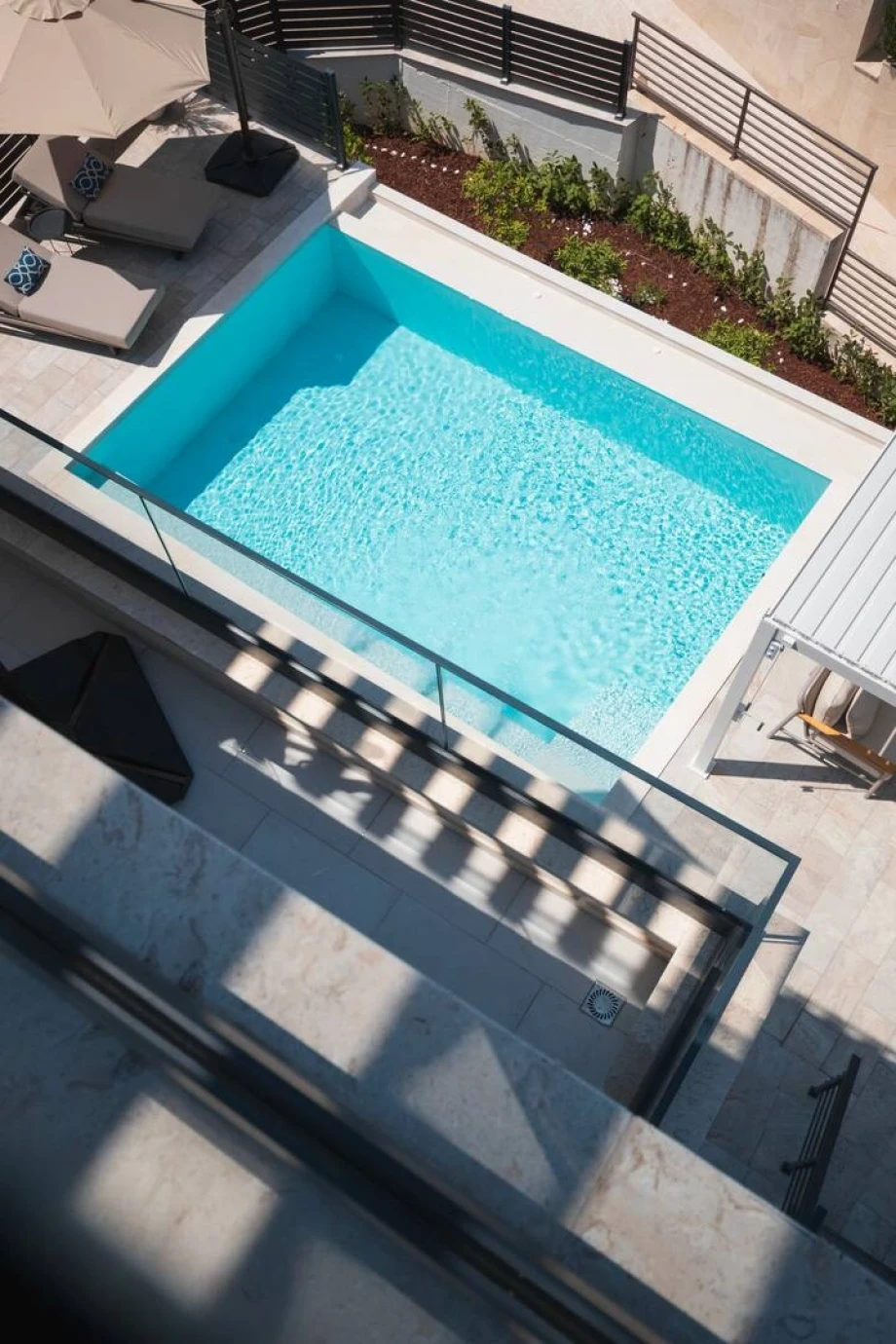 Inviting Outdoor Pool with Scenic Mountain Views at Montenegro Villa