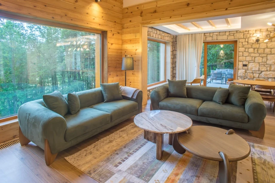 Spacious and Stylish Living Room in a Montenegro Villa