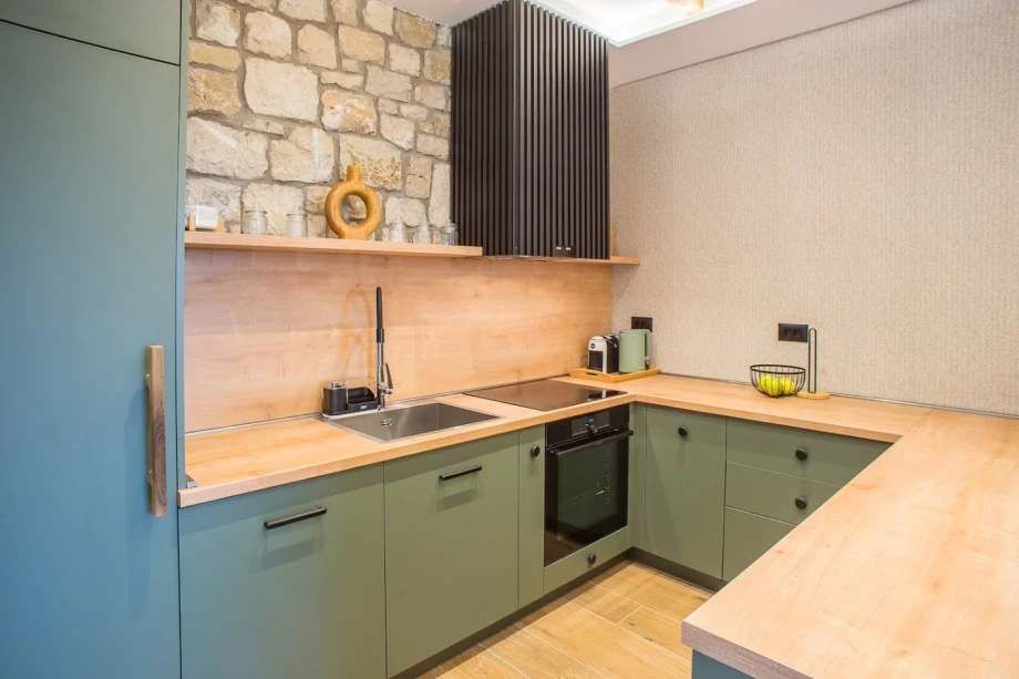 Fully Equipped Modern Kitchen in a Montenegro Villa