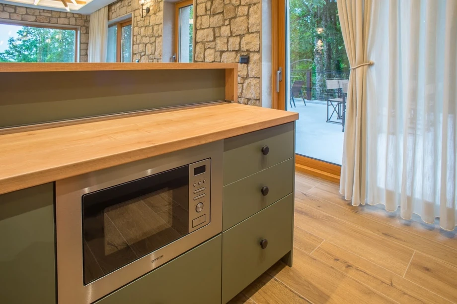 Modern Kitchen Feature in a Montenegro Villa