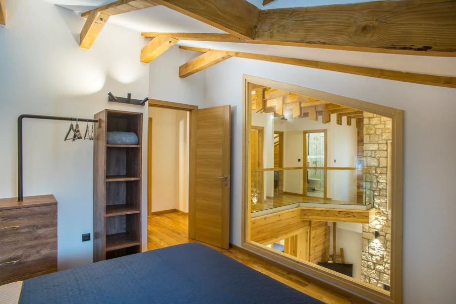 Elegant Wooden Details in a Montenegro Villa Interior