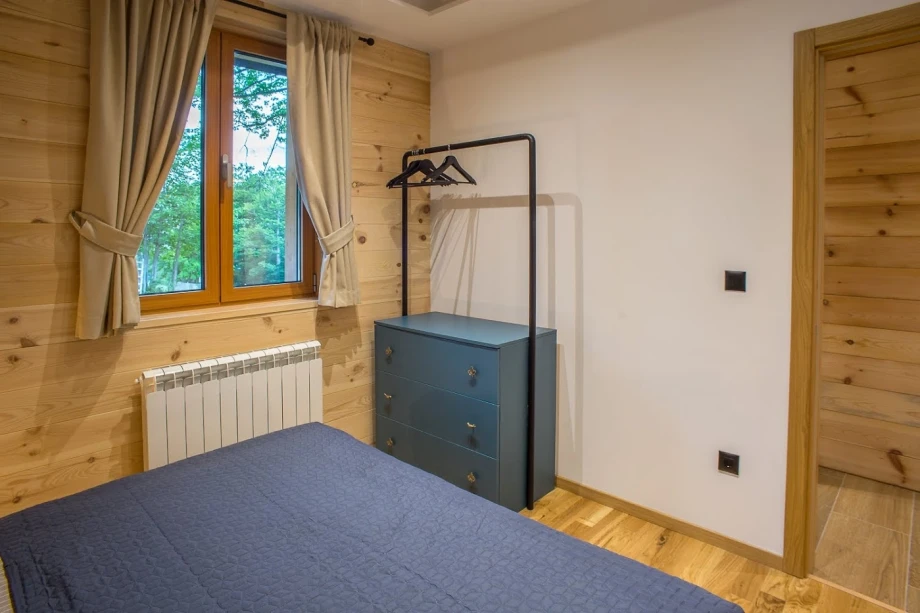 Light-Filled Bedroom with Airy Design in a Montenegro Villa