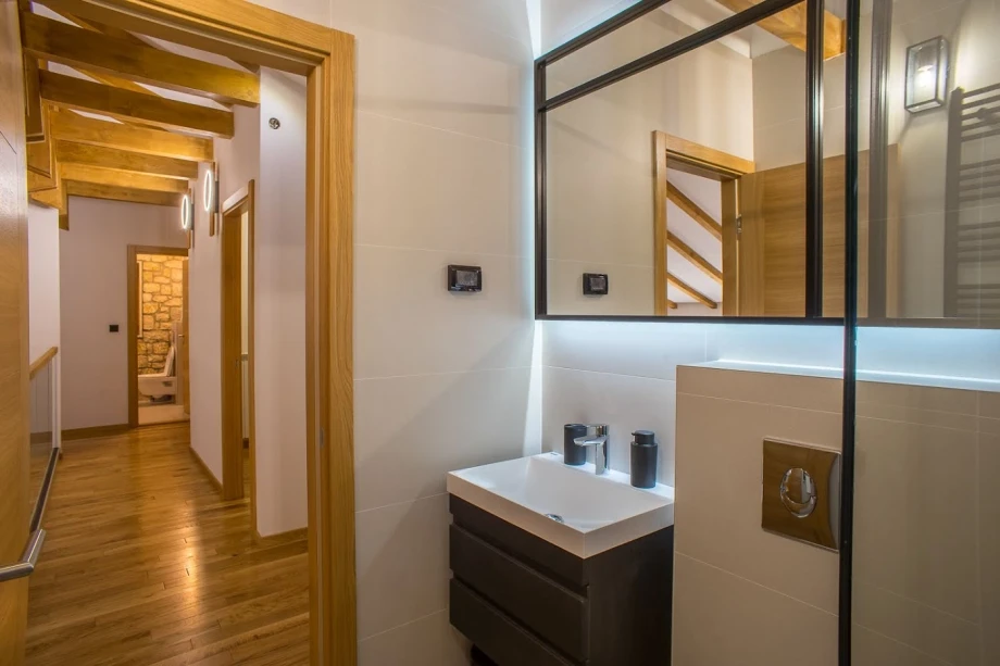 Fully Equipped Bathroom with Modern Amenities in a Montenegro Villa