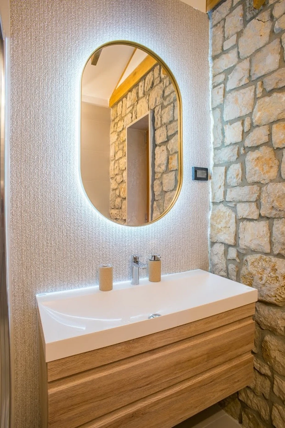 Modern Sink in Montenegro Villa Bathroom