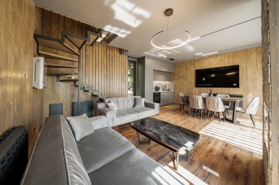 Stylish Internal Stairs at Montenegro Villa