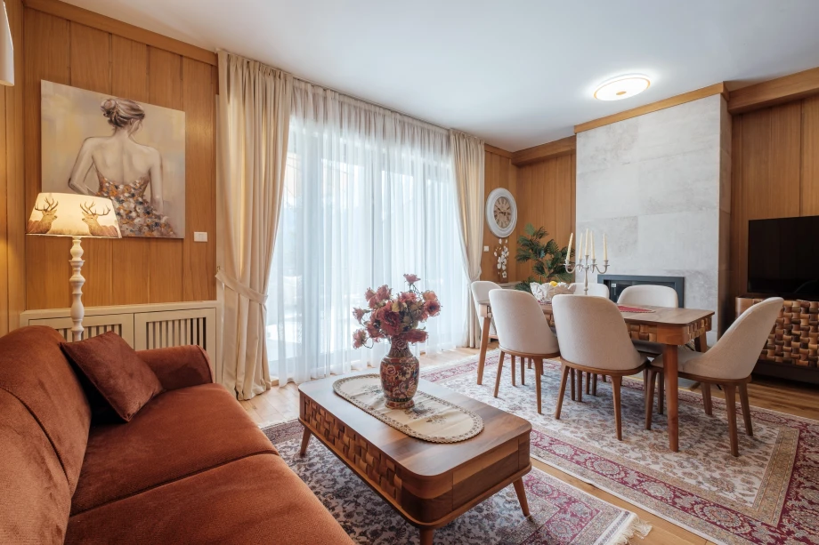 Elegant Interior Details with Artistic Lighting in Montenegro Villa