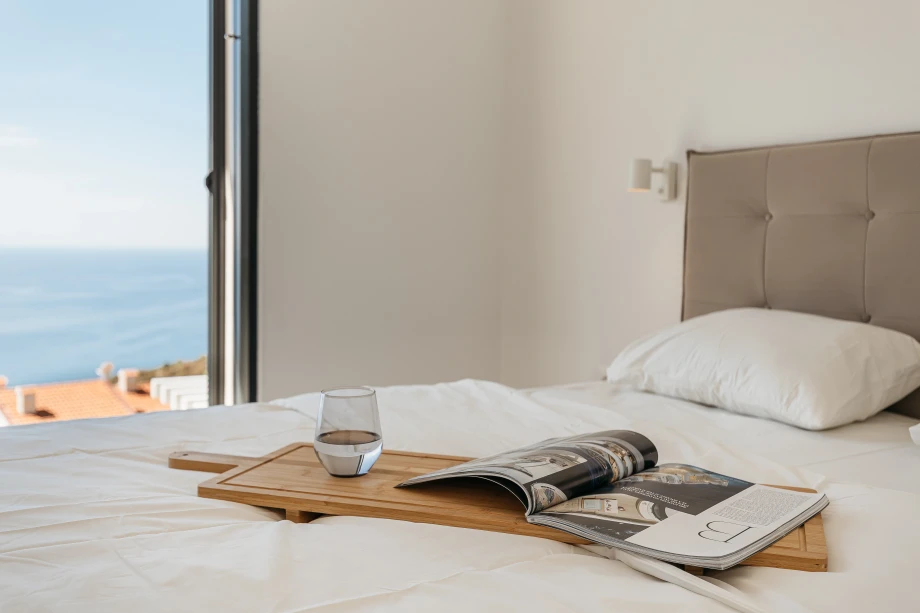 Relaxing Bedroom in a Luxury Stone Villa