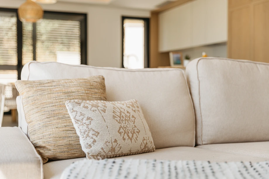 Stylish and Comfortable Furniture in the Villa Living Area