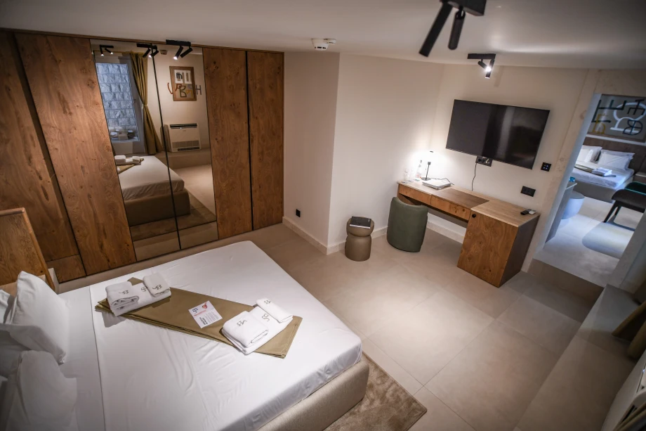 Spaceus Bedroom with King-Size Bed and Scenic Views in Luxury Villa