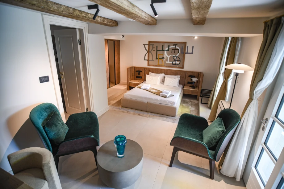 Cozy Villa Lounge with Comfortable Sofa and Modern Design