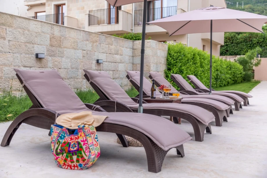 Sunset View from Luxury Montenegro Villa with Pool