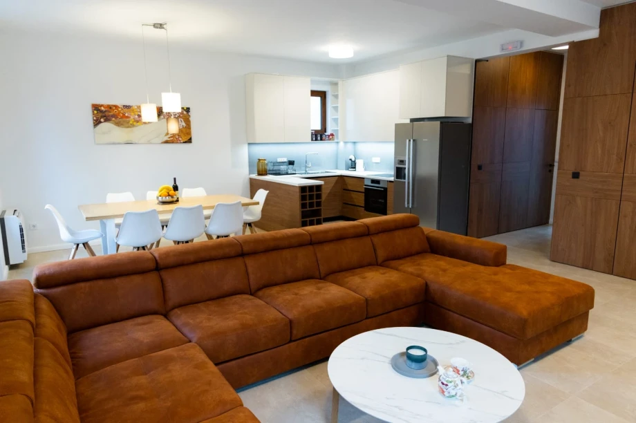 Fully Furnished Living Room with Elegant Décor in Montenegro Villa