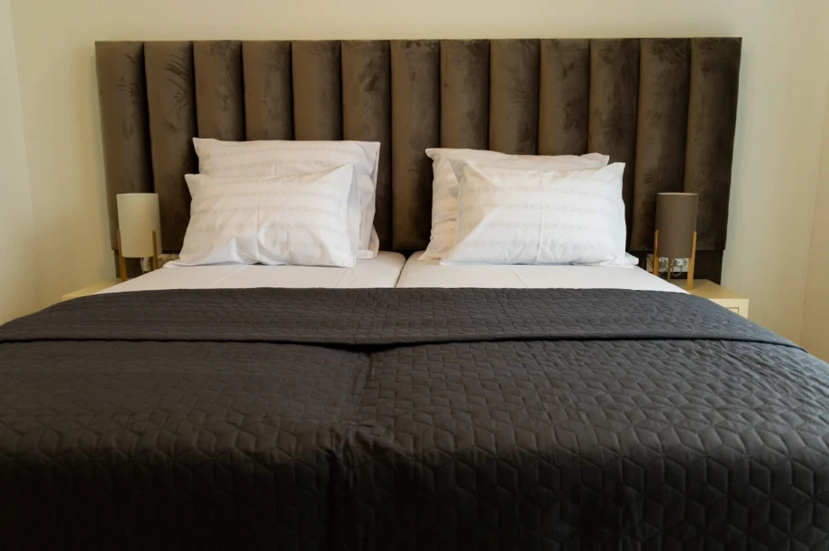 Luxurious King Bed in Elegant Montenegro Villa Bedroom