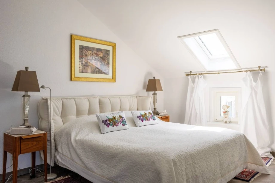 Villa Bedroom with Luxurious King Bed and Elegant Interiors