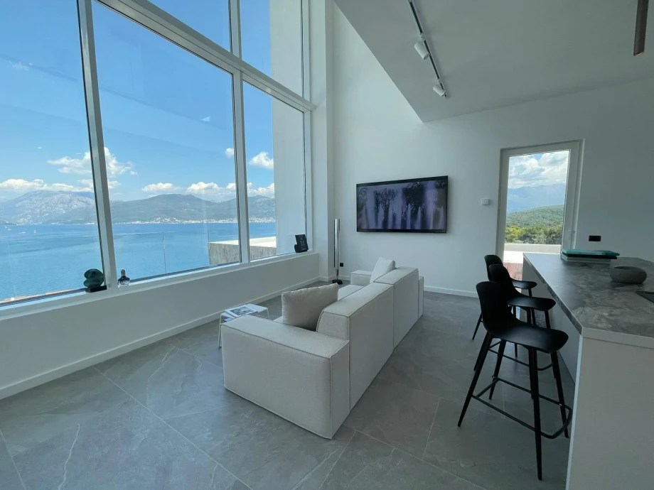 Panoramic Sea View from Villa Living Room