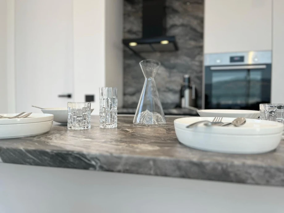 Luxury Villa Kitchen with Modern Appliances