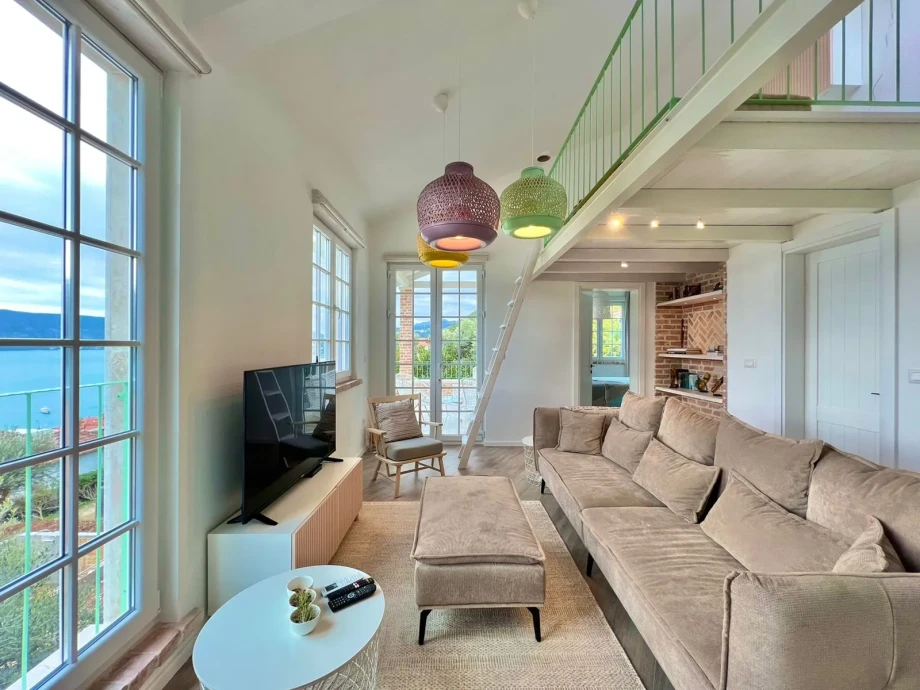 Living Room with Panoramic Sea View