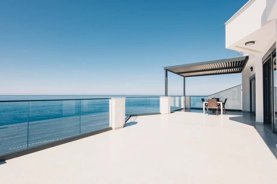 Terrace with panoramic sea view