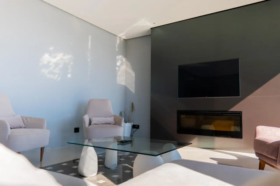 Beautiful Living Room with Stylish Interior