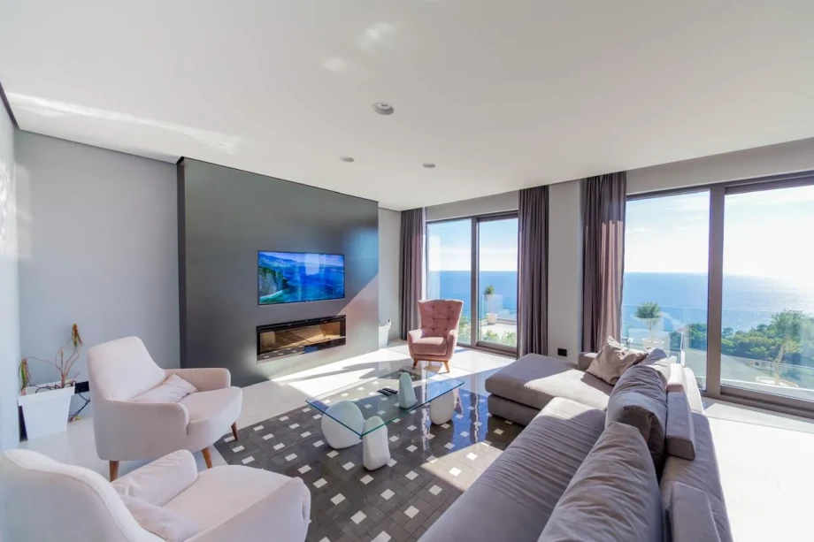 Beautiful Living Room with Stylish Interior