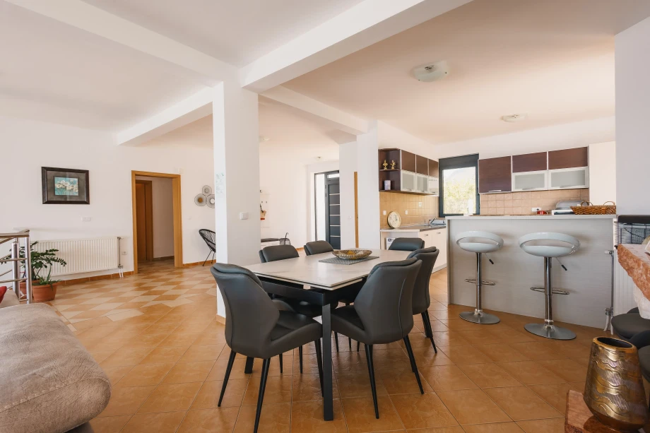 Beachfront Villa with Panoramic Sea View from the Living Room
