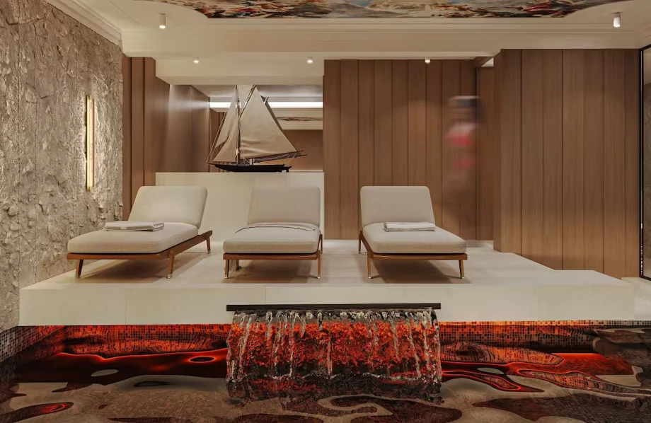 Villa Seryn – Relaxing Loungers by the Indoor Pool