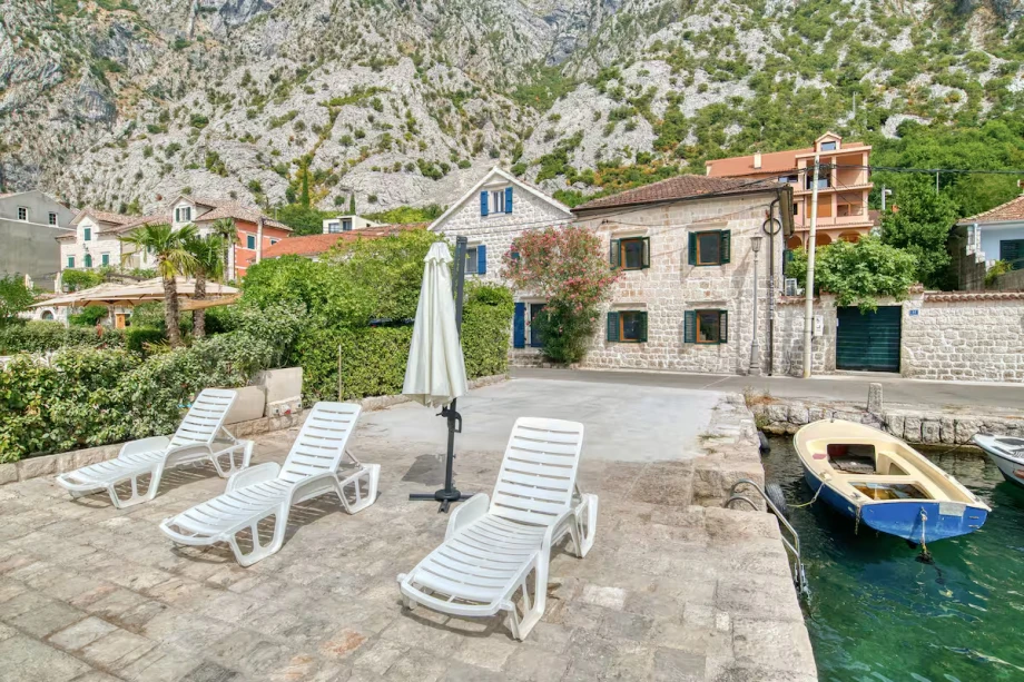 Sun Loungers with Scenic Coastal Views