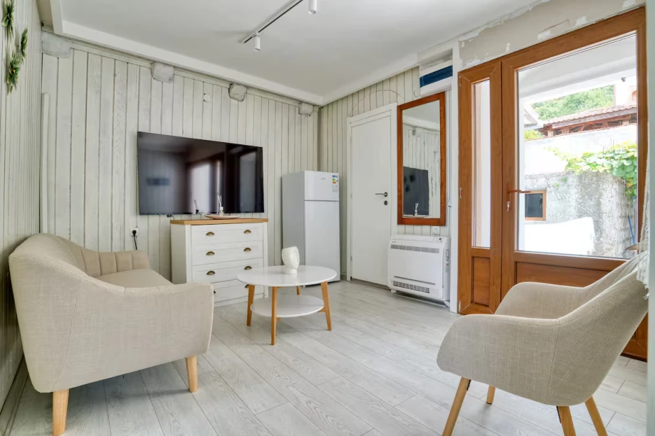 Modern Living Area with Entertainment