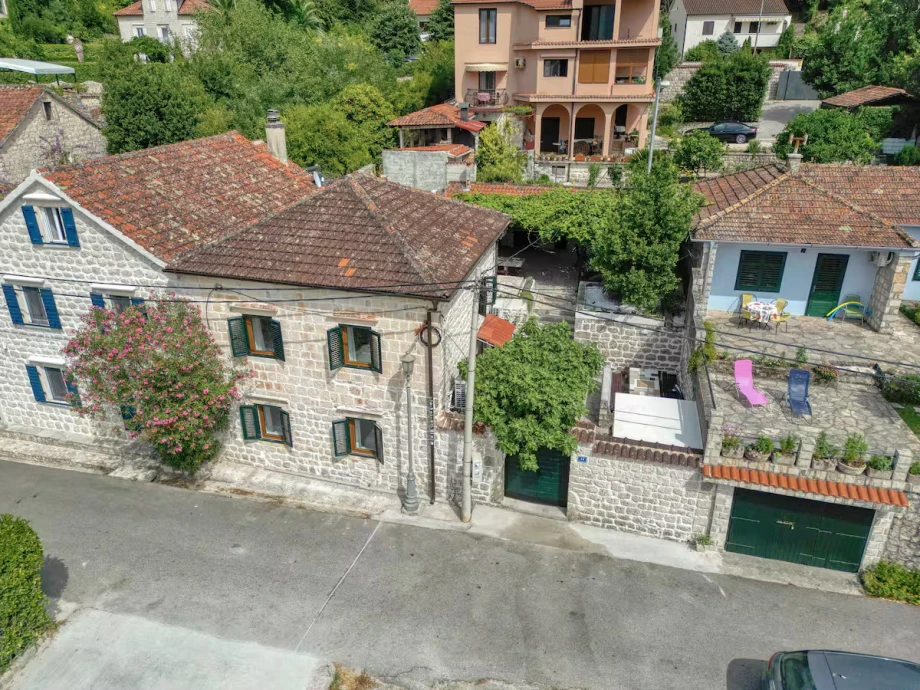 Stunning Aerial View of the Coastal Villa