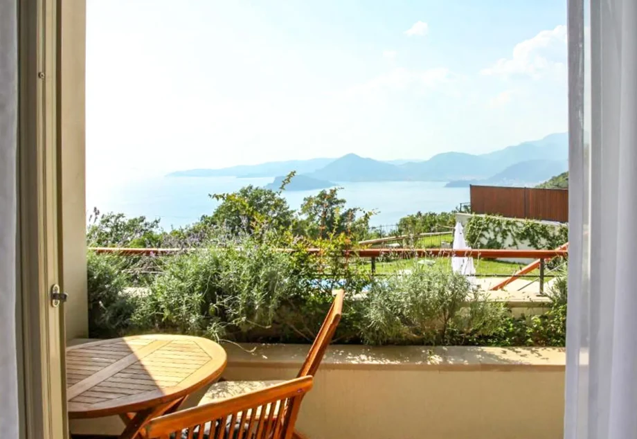 Terrace Overlooking Adriatic Sea with Outdoor Seating