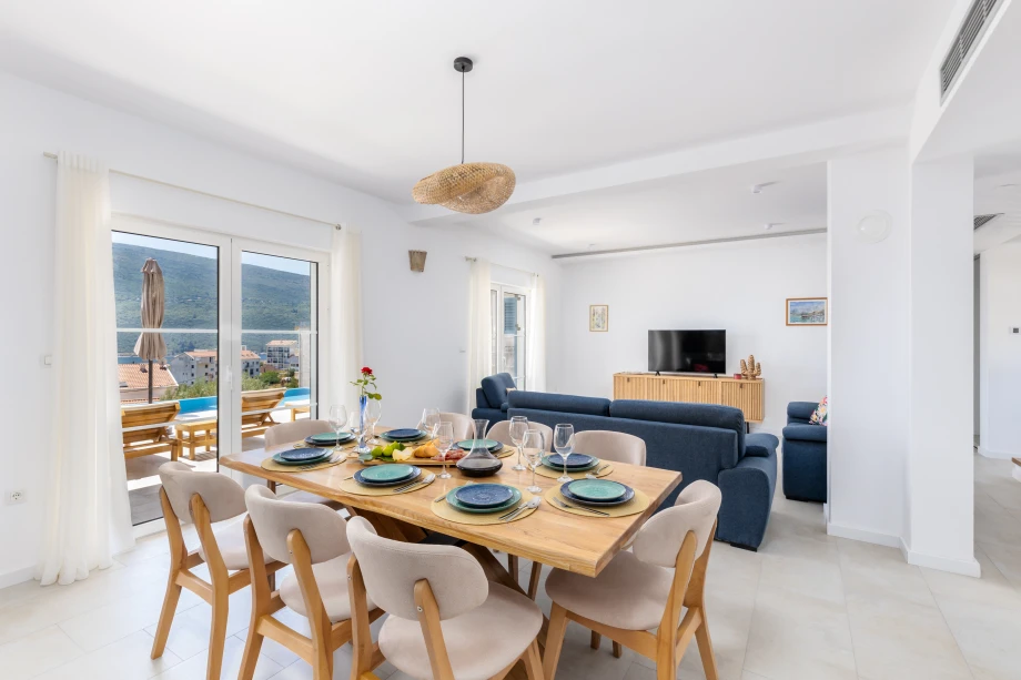 Living Room with Dining Space