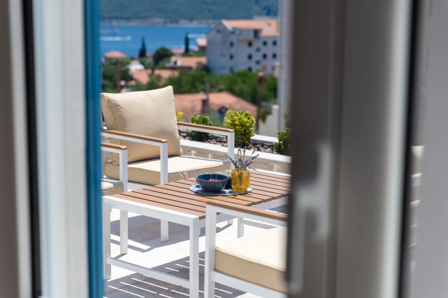 Balcony with Comfortable Outdoor Furniture