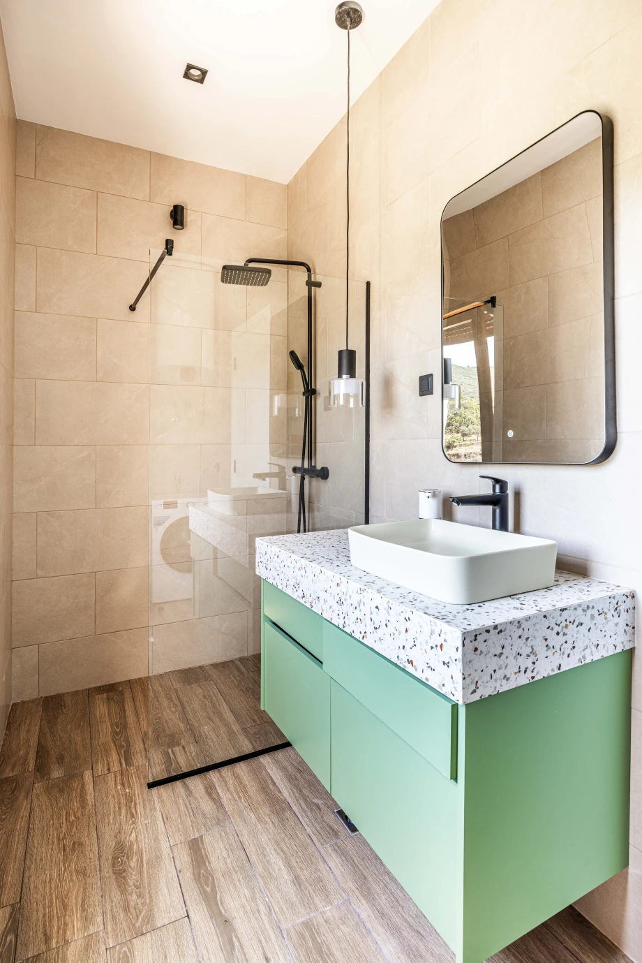 Contemporary Villa Bathroom