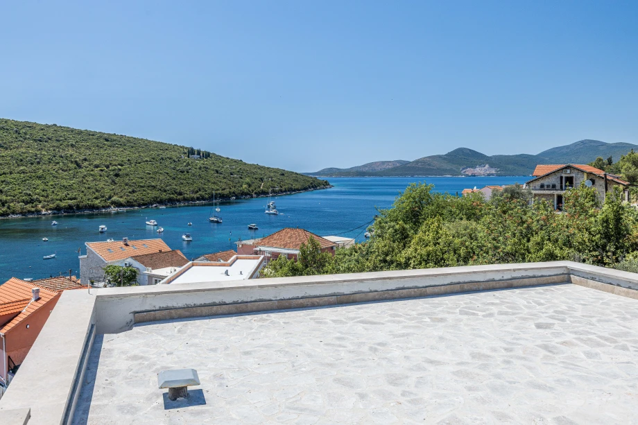 Sunset rooftop terrace