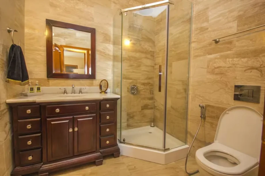 Bathroom with Shower
